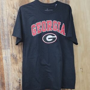 5 NEW UGA Georgia Black T-Shirt XL Unisex
